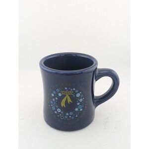 WAFFLE HOUSE RESTARAUNT Blue CHRISTMAS MUG COFFEE CUP SCATTERED SMOTHERED 2017